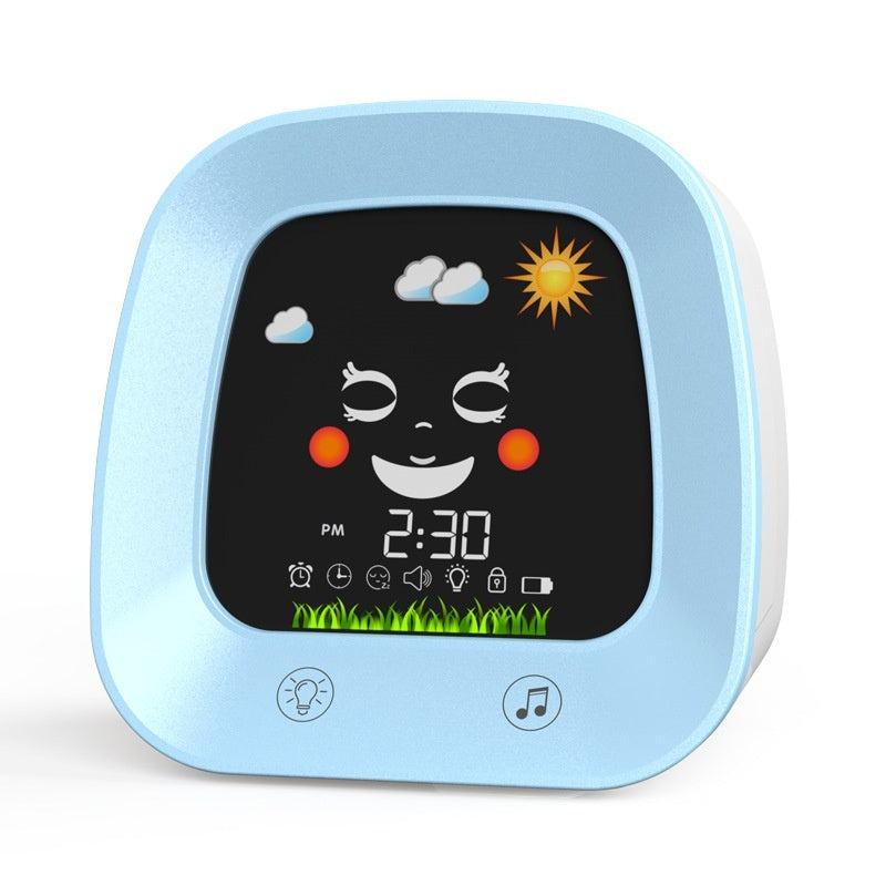 Children's Music Alarm Student Mute Snooze Alarm Bedside Luminous Clock