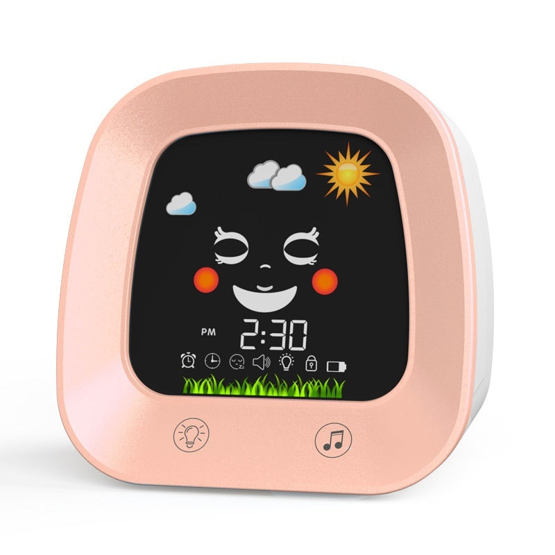 Children's Music Alarm Student Mute Snooze Alarm Bedside Luminous Clock