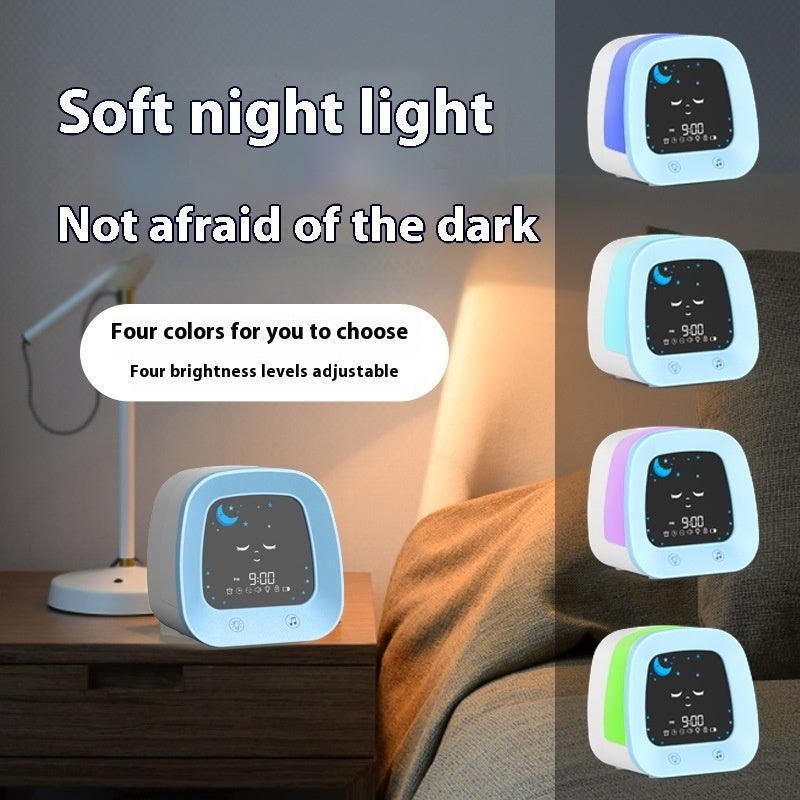 Children's Music Alarm Student Mute Snooze Alarm Bedside Luminous Clock